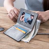 Матовая вощеная кожа черного цвета 577#.