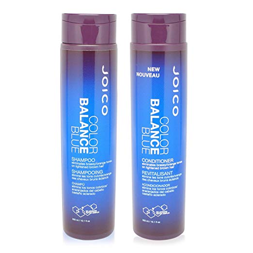 Joico Color Balance Blue Shampoo and Conditioner 10 oz