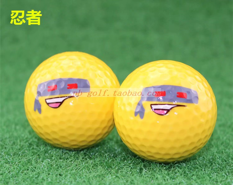 Bóng golf mới quà tặng bóng 12 phim hoạt hình bóng đôi bóng thực hành golf Tùy chỉnh