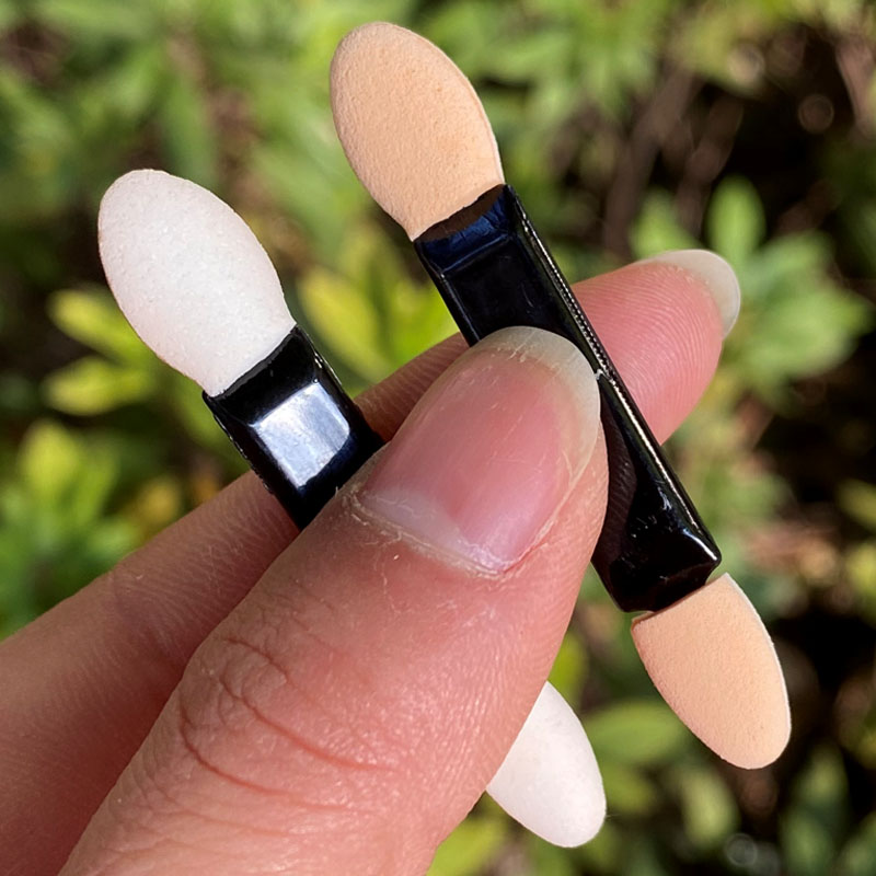 Disposable sponge stick small double-headed eye shadow stick photo studio other makeup professional makeup artist tools portable sponge head