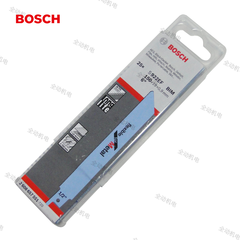 Bosch sabre saw blade S 922EF reciprocating saw blade 150mm for thin metal 1 5 ~ 4mm profiles