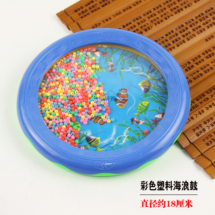 Nhạc cụ Orff / Trống sóng hoạt hình / Âm thanh sóng bắt chước / Em bé học sớm Nhạc cụ đồ chơi Ocean Drum đàn piano đồ chơi cho bé
