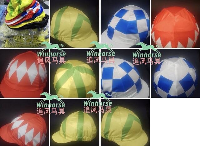 Colored Hat Racing Horse Hat The new colored clothes are matched with colored hats