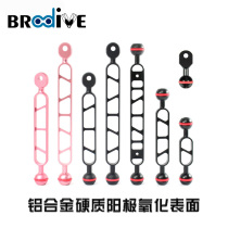 Diving camera bracket Tonic Light Flashing Light light arm Double ball head YS connector ball head lamp arm