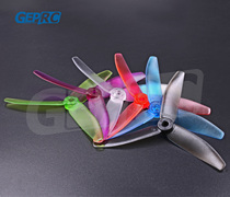 GEP-Prop 5040 transparent three-blade paddle FPV through machine propeller bright color resistant to fall and anti-explosive
