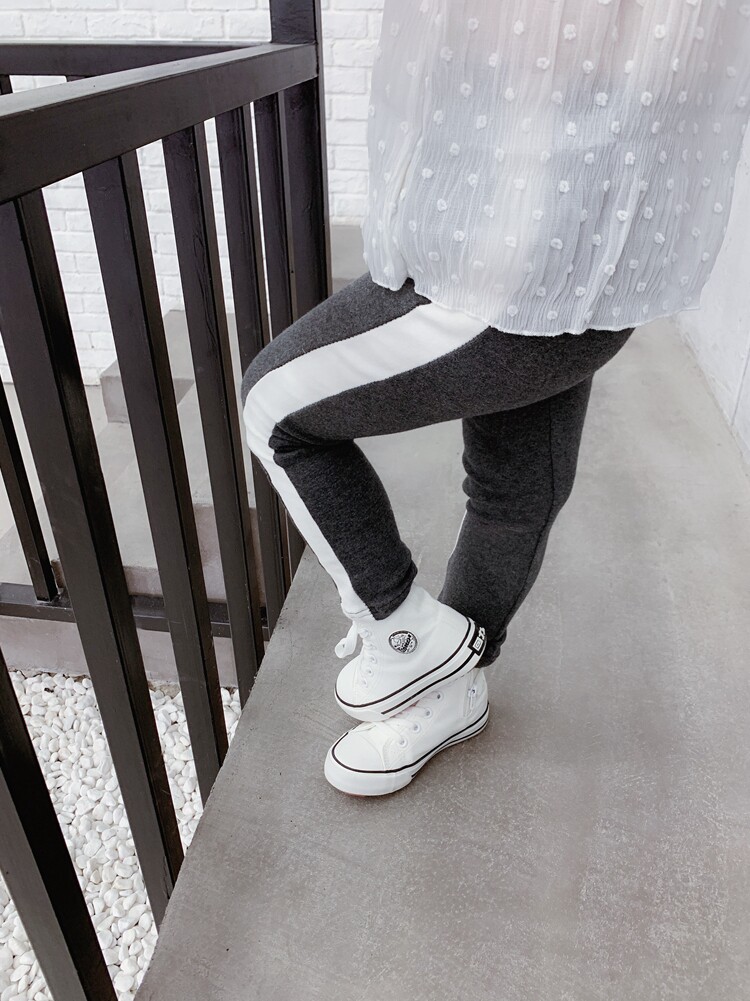Broken code special price clearance spring and autumn men and women baby sports pants kindergarten slim leggings with elastic cotton pants