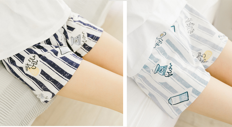 [Nước sốt OK] Quần cotton nhà đồ ngủ phụ nữ quần short mùa hè Quần cotton nhà mỏng phần mỏng kích thước lớn nhà giản dị quần áo thể thao