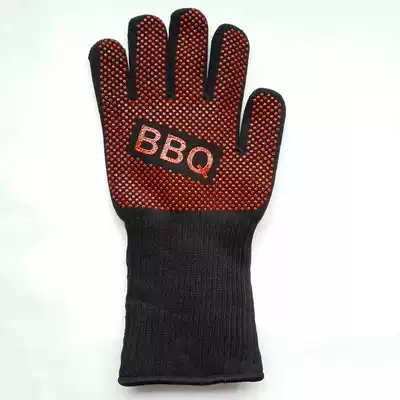Kitchen microwave oven gloves BBQ Barbecue insulation field protection barbecue high temperature resistant gloves heat insulation gloves
