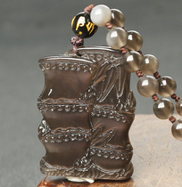 2022 Tiger Year Black Dazzling Rock Festival with Pendant Rich gold Golden Sentiment Bamboo Festival Necklace Mascot Ornament 1