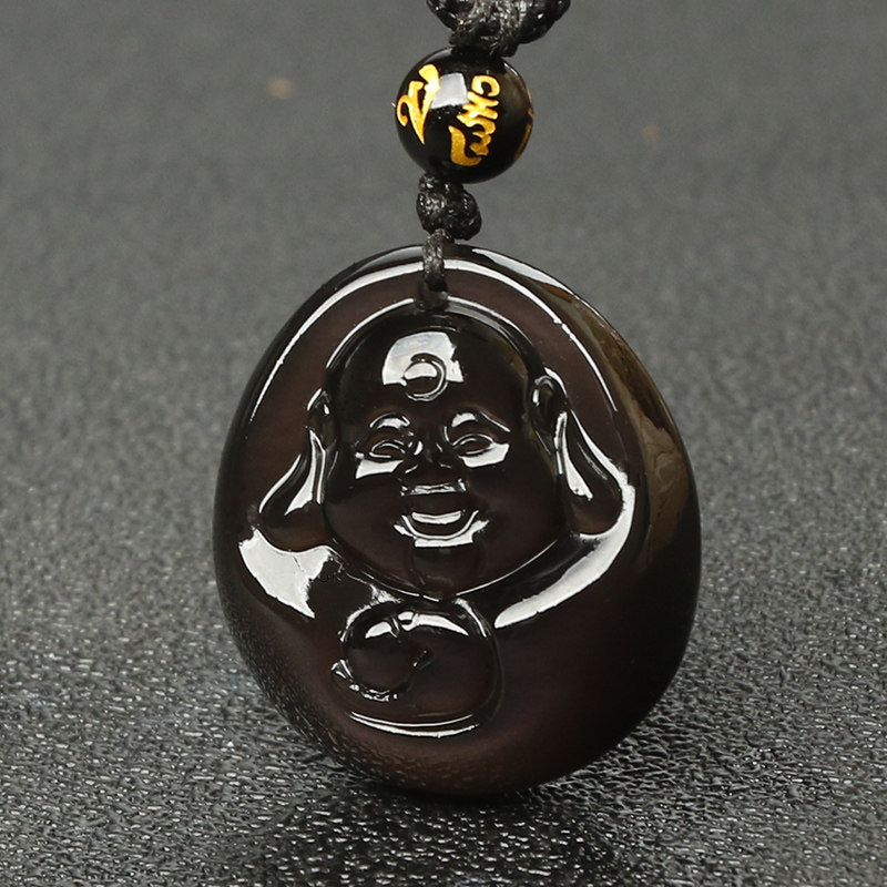 2022 Tiger Year Black Dazzling Stone Tantric to Buddha pendant mascot pendant Millover Necklace Buddha Necklace Buddha ornaments 1