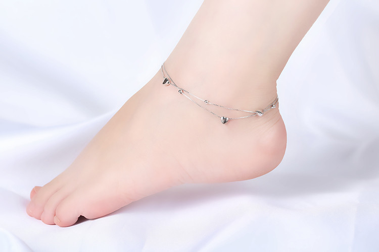 Chaine de cheville Femme en Argenterie - Ref 3104248 Image 7