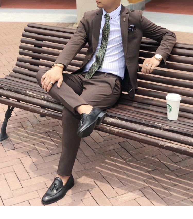 Hàn Quốc mẫu đơn giản cơ bản một bộ đồ đơn ngực nhiều màu thời trang hoang dã thủy triều nam phù hợp với phiên bản mỏng đồ vest