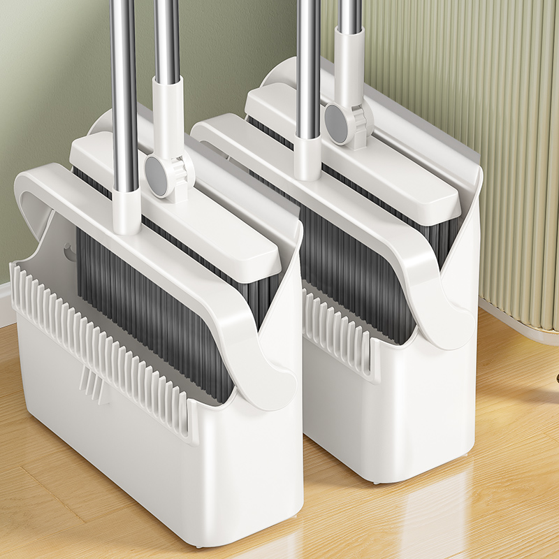 Sweep up the 2023 new dustpan combination suit Home sweeping broom litter shovel lazy people foldable sweeping debater-Taobao