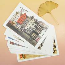 Honeybee dad beepapa swept to paint Walking England creative postcards