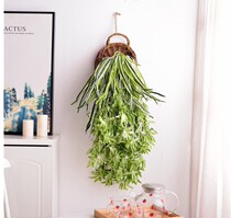 Pendant Lanet Foliage Vegetal Wall Accessories Emulation White Edge Orchid Wall-mounted Home Decoration Phnom Penh Hanging Basket Jade Lanlanggrass