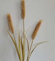 Emulated Barley Spike Dry Flower Wheat Rice Barley Rice Large Wheat Field Windows Flower Bouquet Pendulum Pieces Emulated Flower Props Yellow Wheat Ears