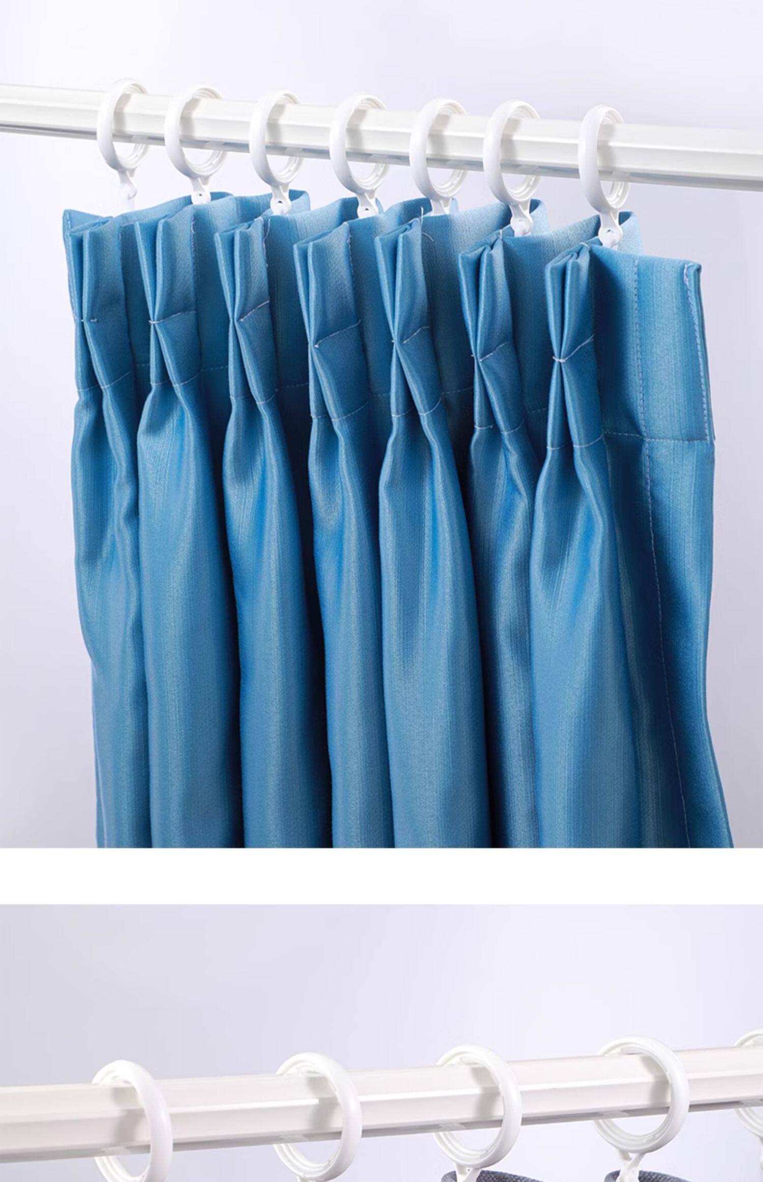 Аксессуары для штор 窗帘环挂环罗马杆配件圆环窗帘挂钩环吊环圈圈窗帘圈扣环钩子拉环