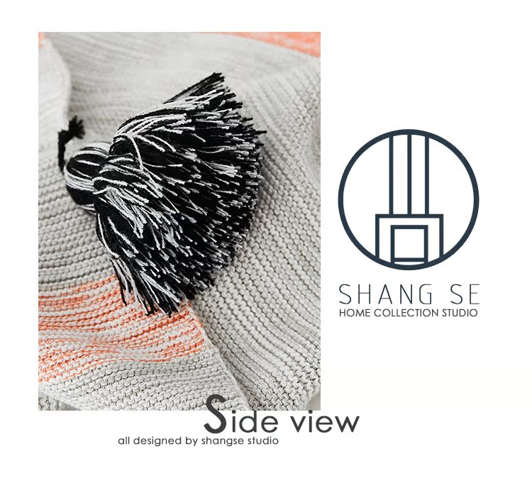 Shangsai nước màu xanh khảm tam giác chăn chăn văn phòng điều hòa chăn đa chức năng chăn giải trí chăn có thể được sử dụng như khăn choàng chăn - Ném / Chăn chăn lông cừu nhân tạo