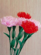 Beijing DIY handmade production of silkscreen flower finished silk stockings carnation finished flower teachers Mothers Day gift