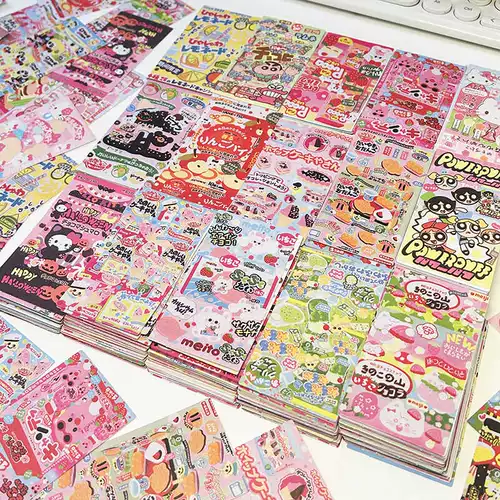 Мультяшная игра с едой, высококачественный самолет, милая наклейка, наклейки, планировщик