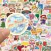 Korean watercolor sticker notebook cute DIY