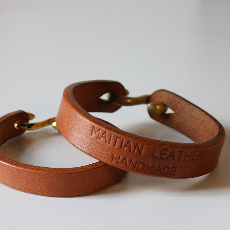 Wheatfield Original Design Handmade Leather Bracelet Bracelet Retro Cowhide Bracelet for Men and Women Couple Bracelet Can Be Engraved Wheatfield Original Design Handmade Leather Bracelet Bracelet Retro Cowhide Bracelet for Men and Women Couple Bracelet Can Be Engraved