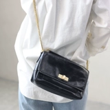 Универсальная цепь, сумка через плечо, сумка на одно плечо, изысканный стиль, из натуральной кожи