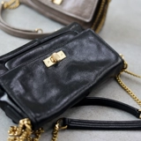 Универсальная цепь, сумка через плечо, сумка на одно плечо, изысканный стиль, из натуральной кожи