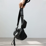 Кожаная нагрудная сумка, дизайнерская сумка через плечо, поясная сумка, воловья кожа