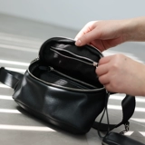 Кожаная нагрудная сумка, дизайнерская сумка через плечо, поясная сумка, воловья кожа