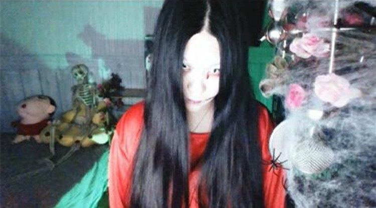 萬聖節恐怖服裝成人女鬼衣貞子服裝白紅色女鬼衣服幽靈筆仙cos服 露天拍賣