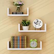 European bookshelf Wall shelf Free hole flower rack Bedroom pylons Swing items shelf Girl desk bedside stand