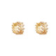 Leaf zircon earrings 2022 new trendy temperament fashion all-match earrings personality niche design earrings women