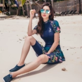 三奇 Связающаяся юбка -тип плоской -приглашение с купальниками большого размера и тонким спортивным купальником 18076