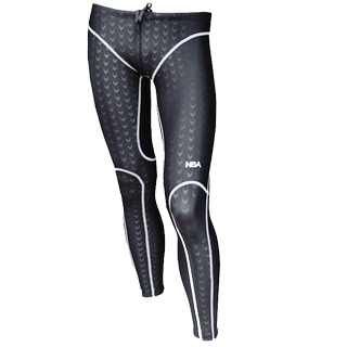 NSA 鲨鱼皮面料 男士防晒长游泳裤 跑步裤长腿泳裤 有加大码 331