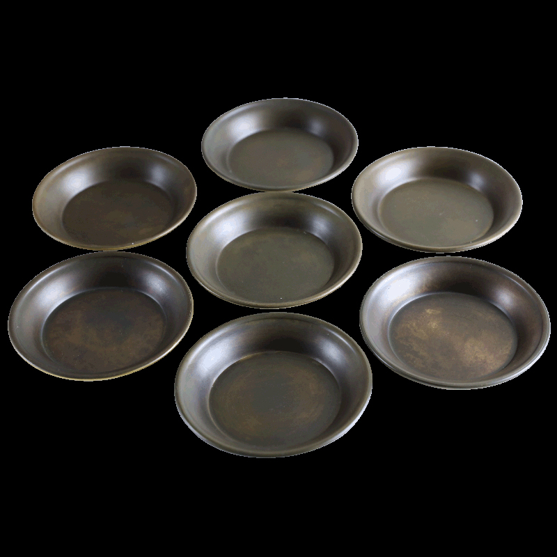 Pure copper multi-purpose small for disc and surface for small disc for small number of discs for the Buddha dried fruit disc fruit tray cake for trays