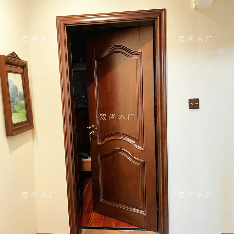 Rubber Wood Painted Door, American-Style Room Door, Bedroom Door, Interior Door, Set Door, Solid Wood Door, Silent Door, Wardrobe Cabinet Door