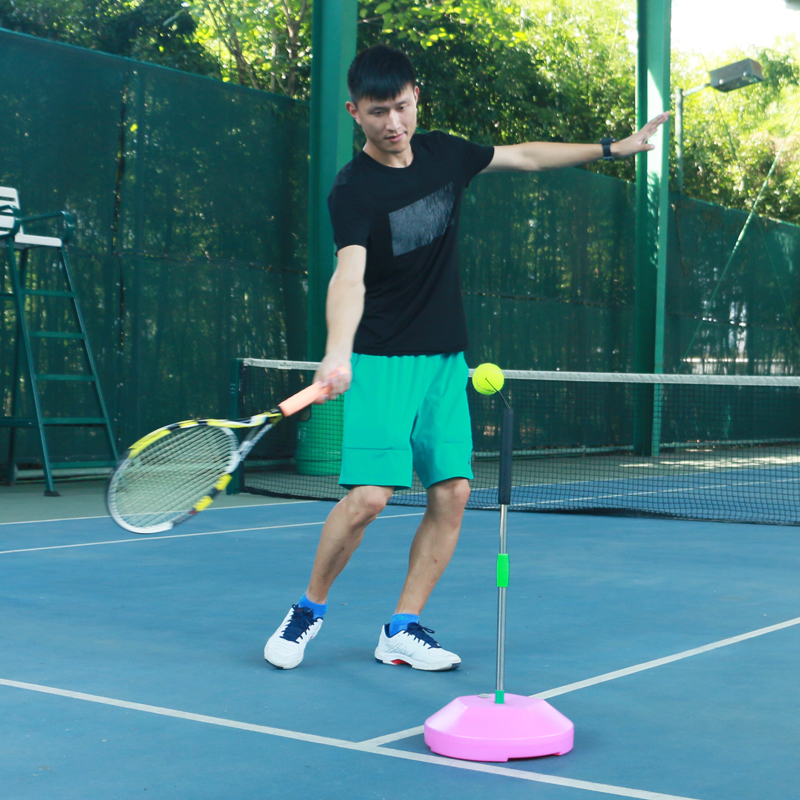 Tennis trainer Solo Beginner Tennis tennis Swing Exercises Instrumental with line Xu Cathy serve trainer Trainer Trainer
