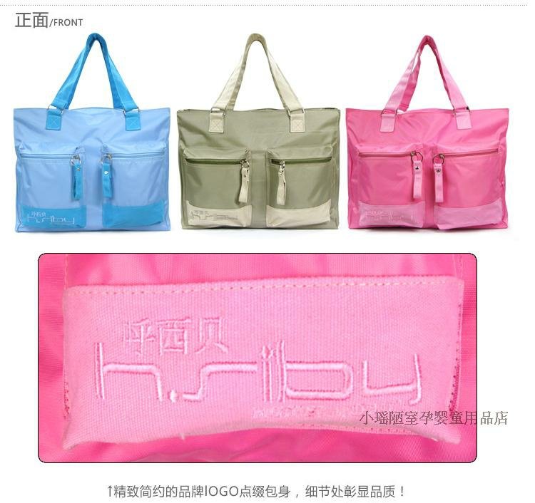 Thời trang túi xác ướp nhiều lớp chống thấm dung lượng lớn bộ túi xách 4 chi tiết cho mẹ và bé