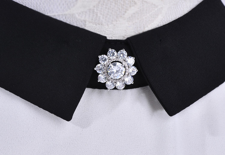 Broche femme en Zircon diamant - Ref 1170599 Image 6