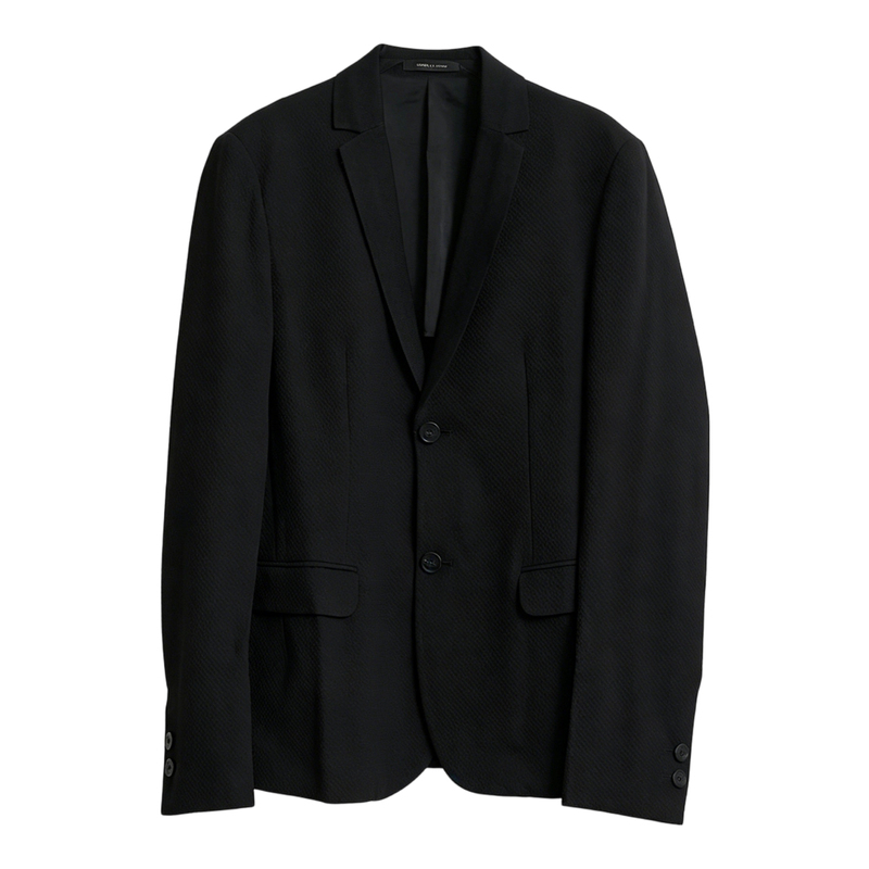 Emporio Armani Men's Textured Suit Jacket Business Casual Single Blazer Yintai 301596