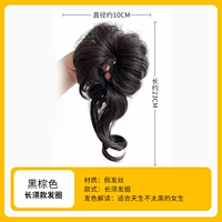 Круг с длинной бородой (черный коричневый)