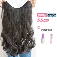 V -тип Curly Film (черный коричневый)+раствор ухода+стальная расческа