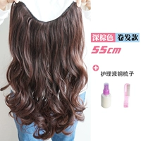 V -тип вьющейся пленка (темно -коричневый)+раствор ухода+стальная расческа