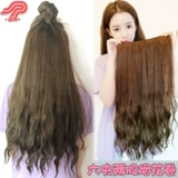 Утилизация длинные вьющиеся волосы фальшивые фейерверки вьющиеся кукурузные скручивание невидимые короткие волосы длинные волосы длинные волосы, шесть клипов волосы