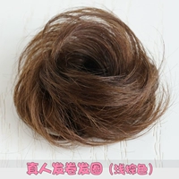 Живое вьющее кольцо для волос (светло -коричневое)