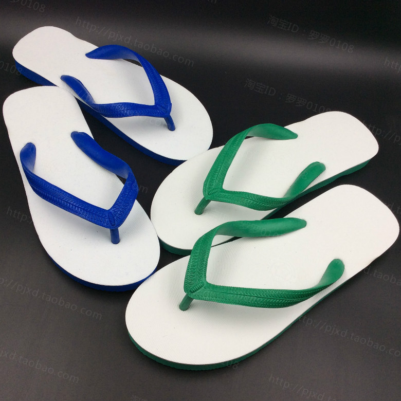 Nam kéo cá mập flip flops 20 năm cổ điển đích thực Thái Lan nhập khẩu cao su nguyên chất chéo pinch dép nam vua