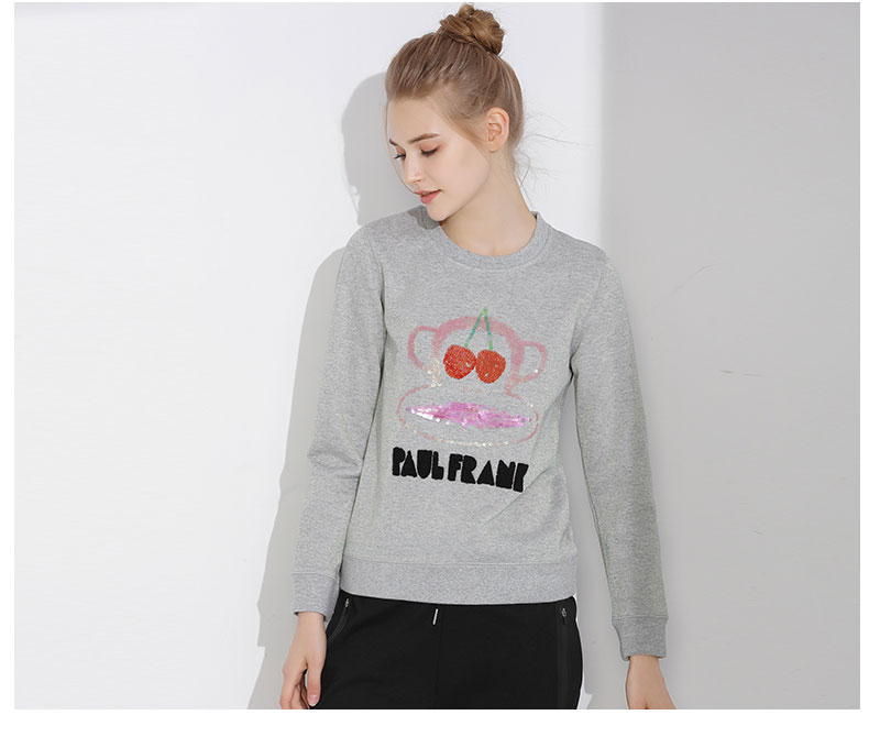 Sweatshirt femme PAUL SINGE FRANC GRANDE BOUCHE - Ref 3216627 Image 16