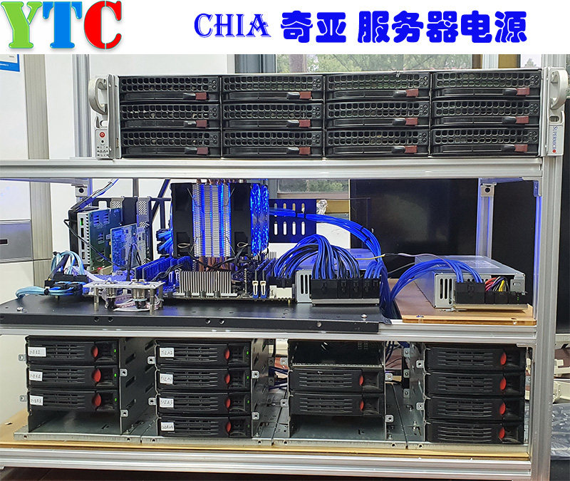 YTC CHIA P disk server power supply 480w650w800w module silent power supply