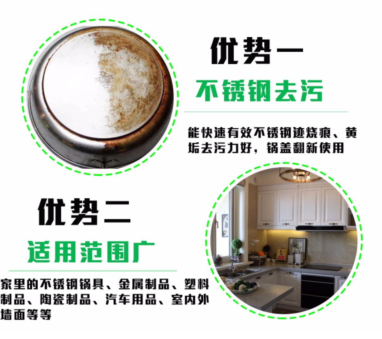 các loại thuốc tẩy quần áo tốt Rust tác động nhanh ma sát dán chất tẩy rửa mạnh khử trùng làm sạch dán nhà bếp gạch phòng nồi đáy quy mô tẩy gỉ - Dịch vụ giặt ủi viên tẩy quần áo